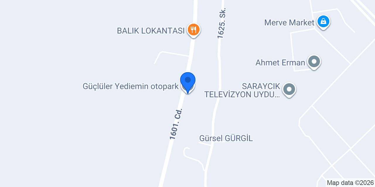 Güçlüler Yediemin otopark konumu