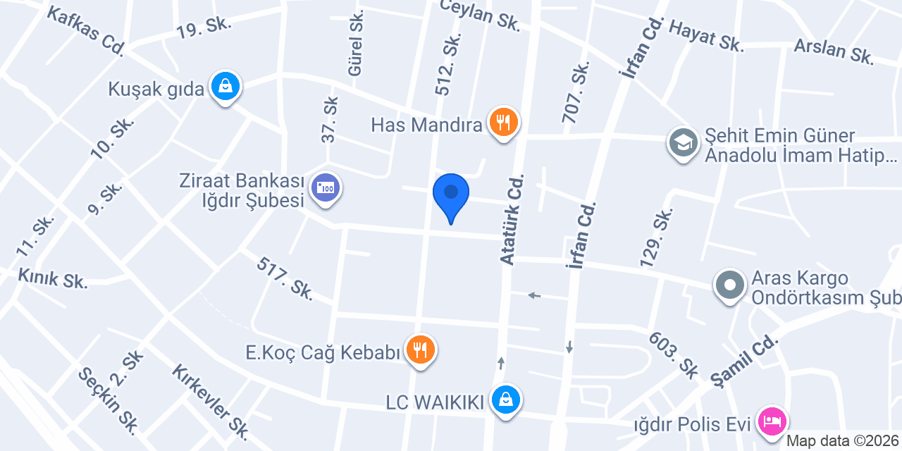 Mr. SARITAŞ Yabancı Dil Kurumu konumu
