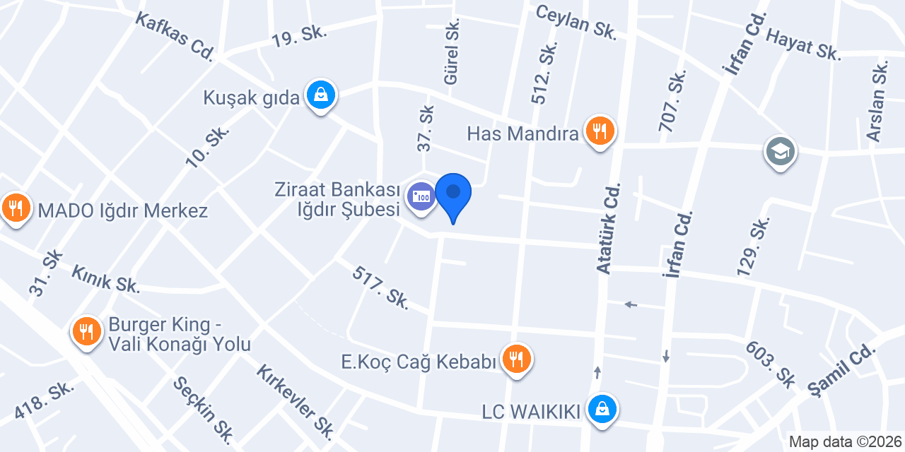 Iğdır merkez Komagene konumu