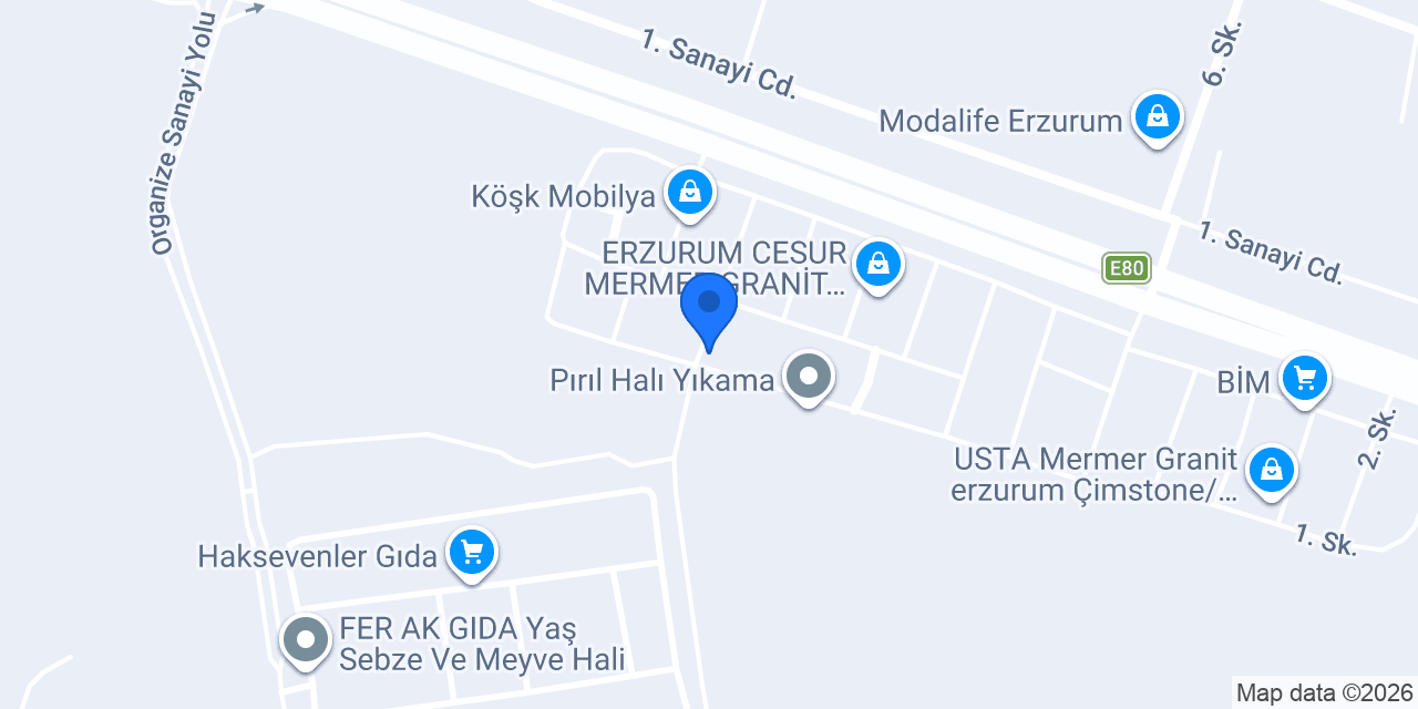 DEMİRCİOĞLU MERMER konumu