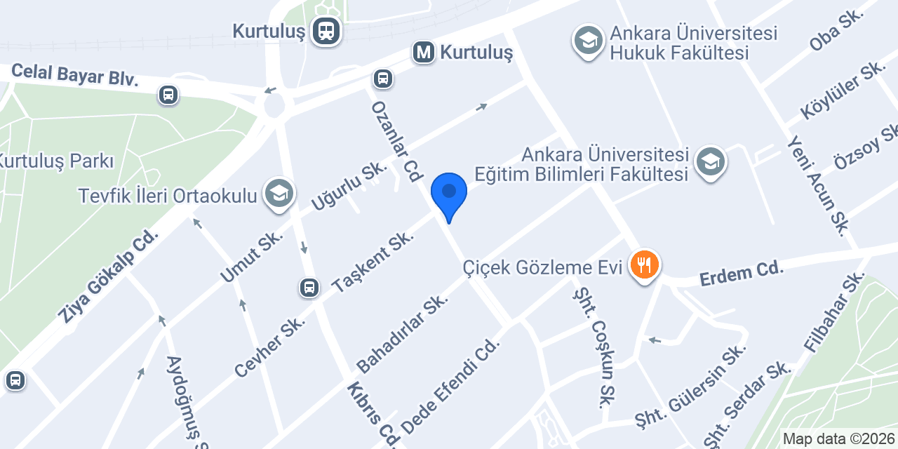 Kuaför Orhan konumu