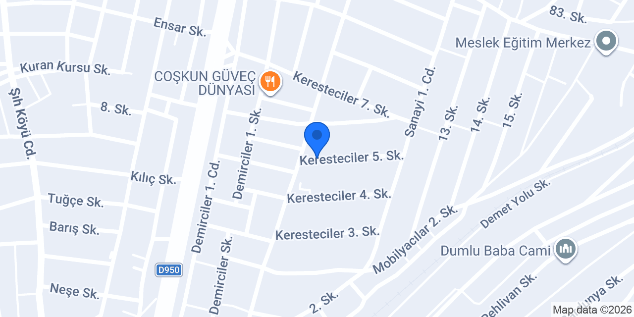 İşcanlar Metal konumu