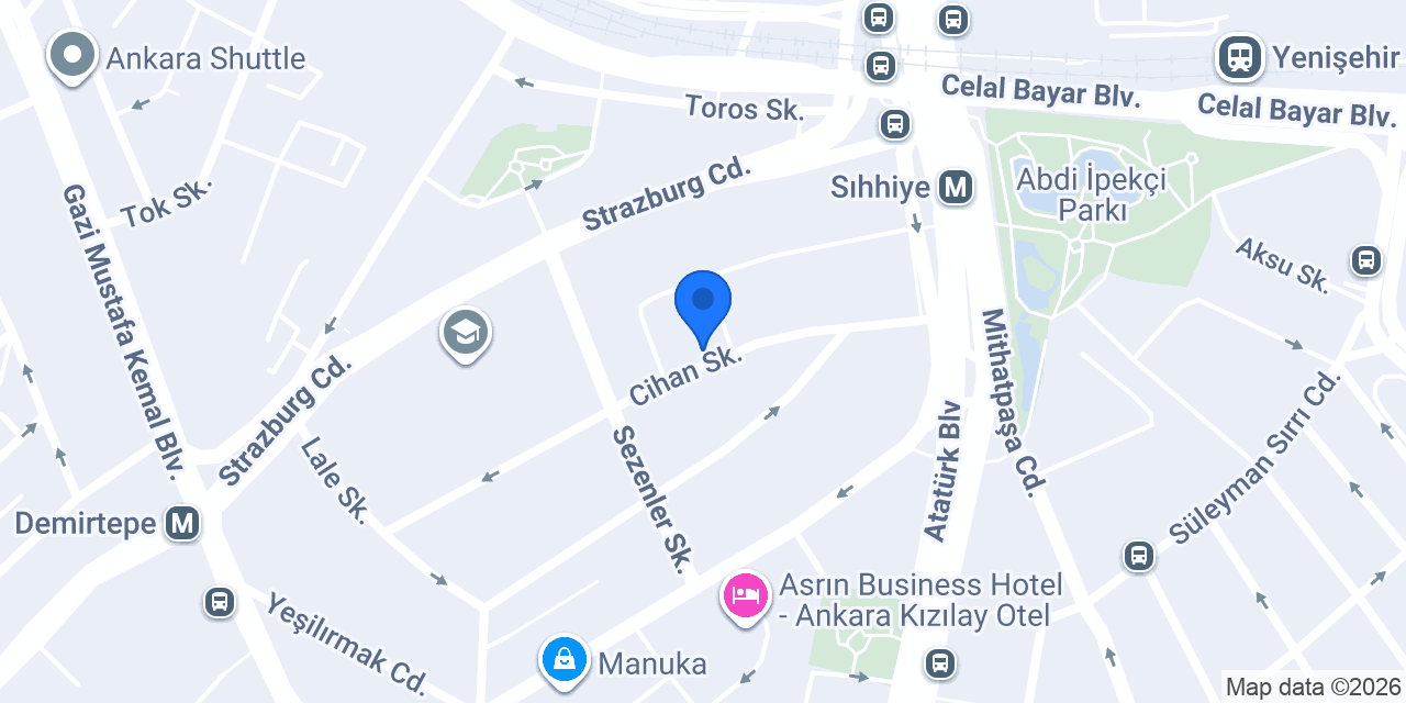 AVUKAT & ARABULUCU ÖZLEM YILMAZ konumu