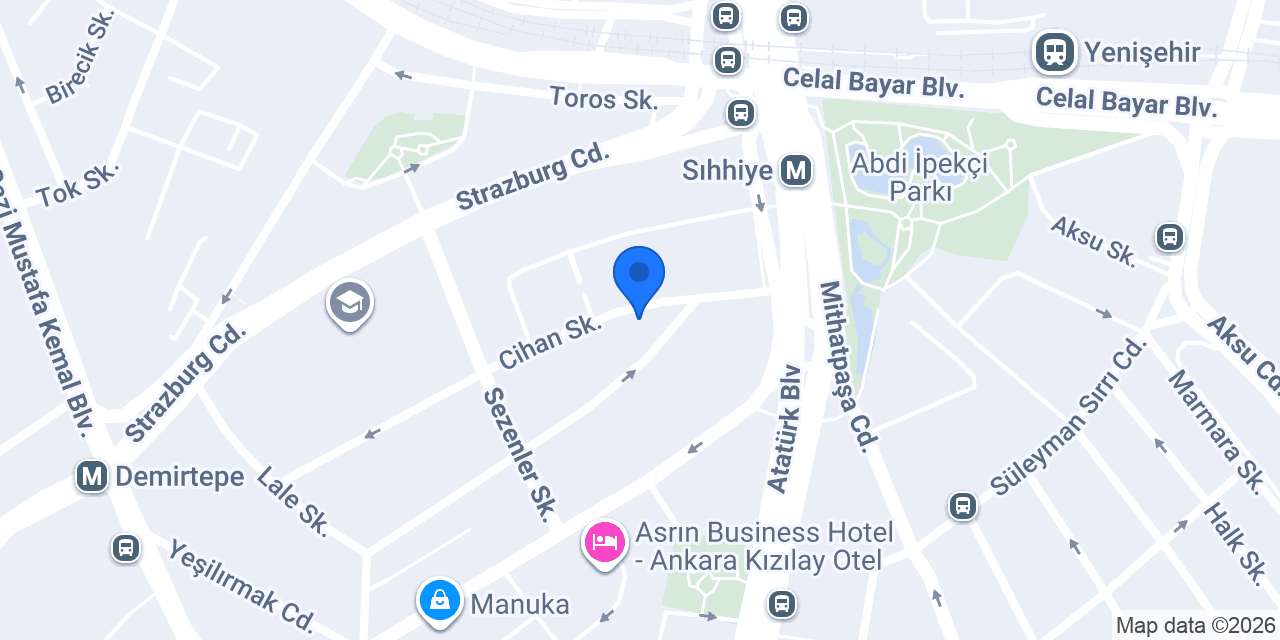 Ankara Psikoloji Akademisi konumu