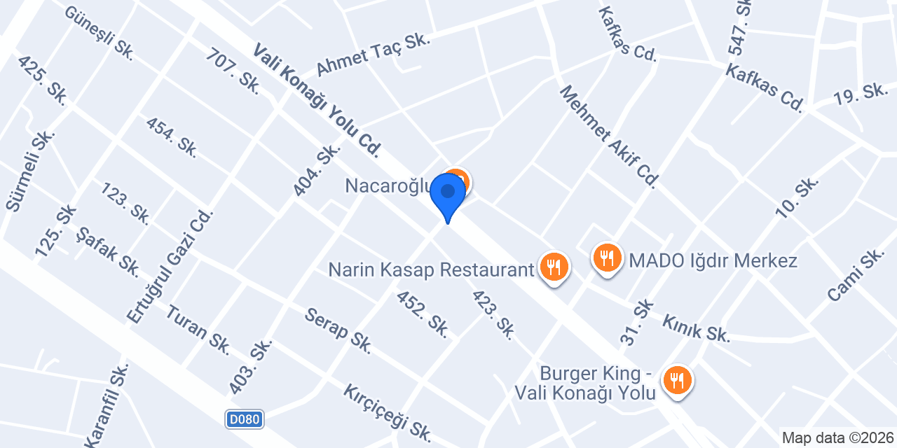 MEGA FISTIKHAN KÜNEFE KATMER konumu