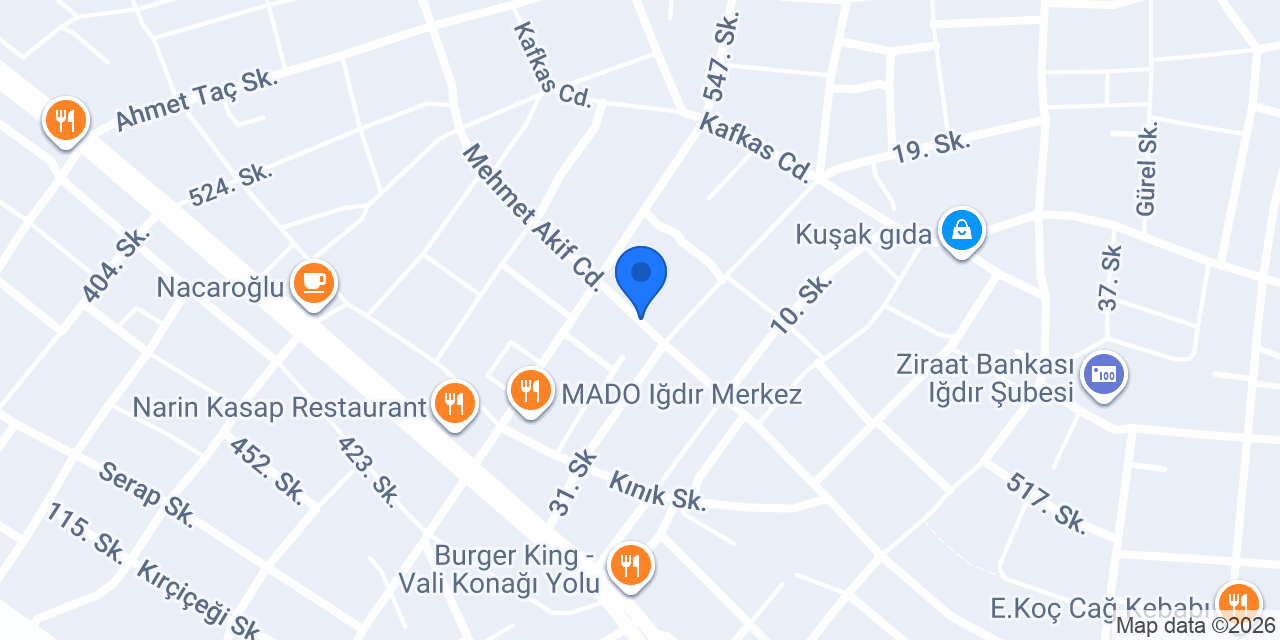 Taner Şarküteri konumu