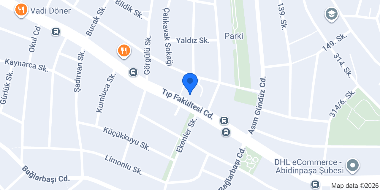Abidinpaşa Anadolu Lisesi konumu