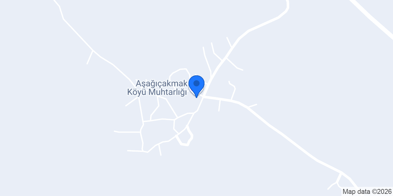 Aşağıçakmak Köyü Muhtarlığı konumu