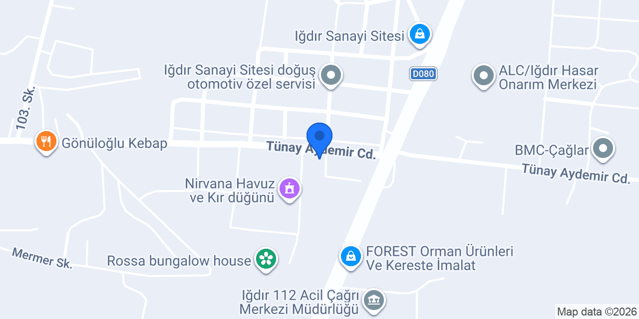 Teknik oto elektrik klima ığdır konumu