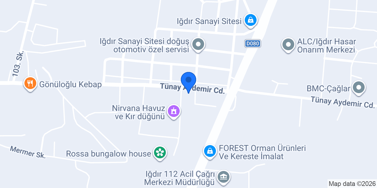Iğdır Airbag konumu