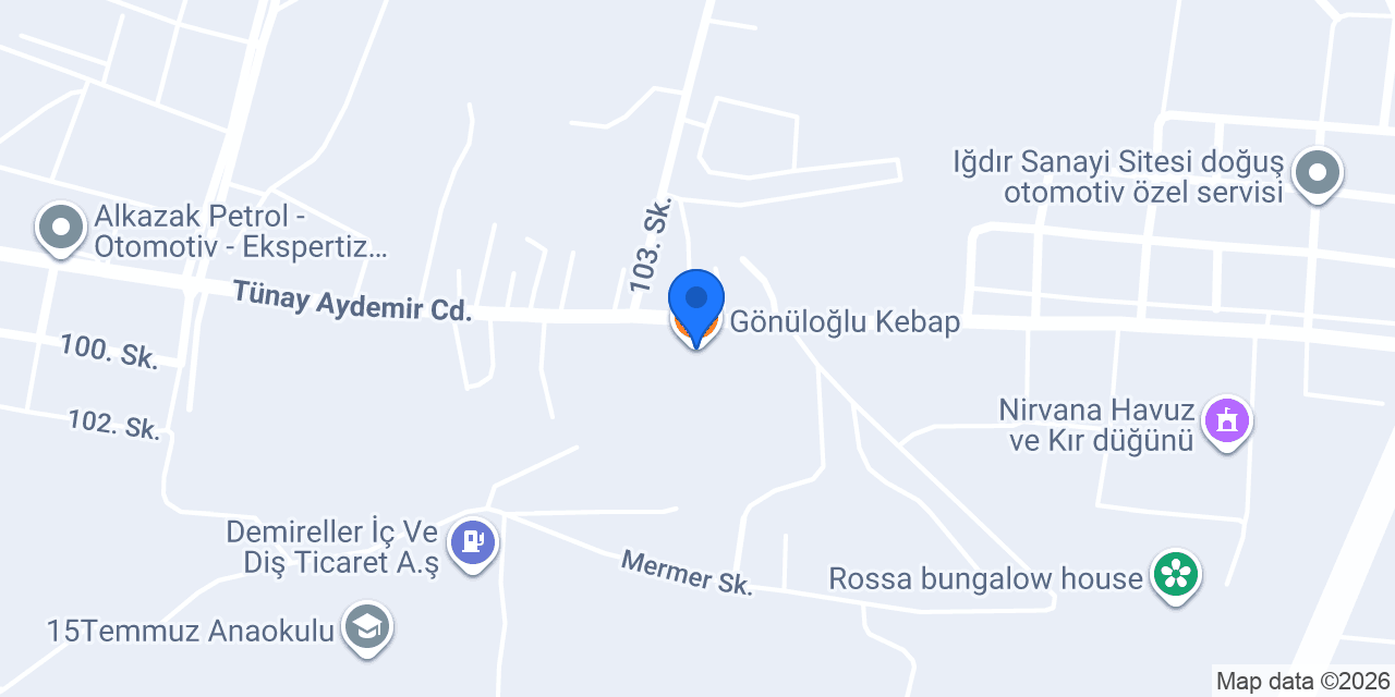 Gönüloğlu Kebap konumu