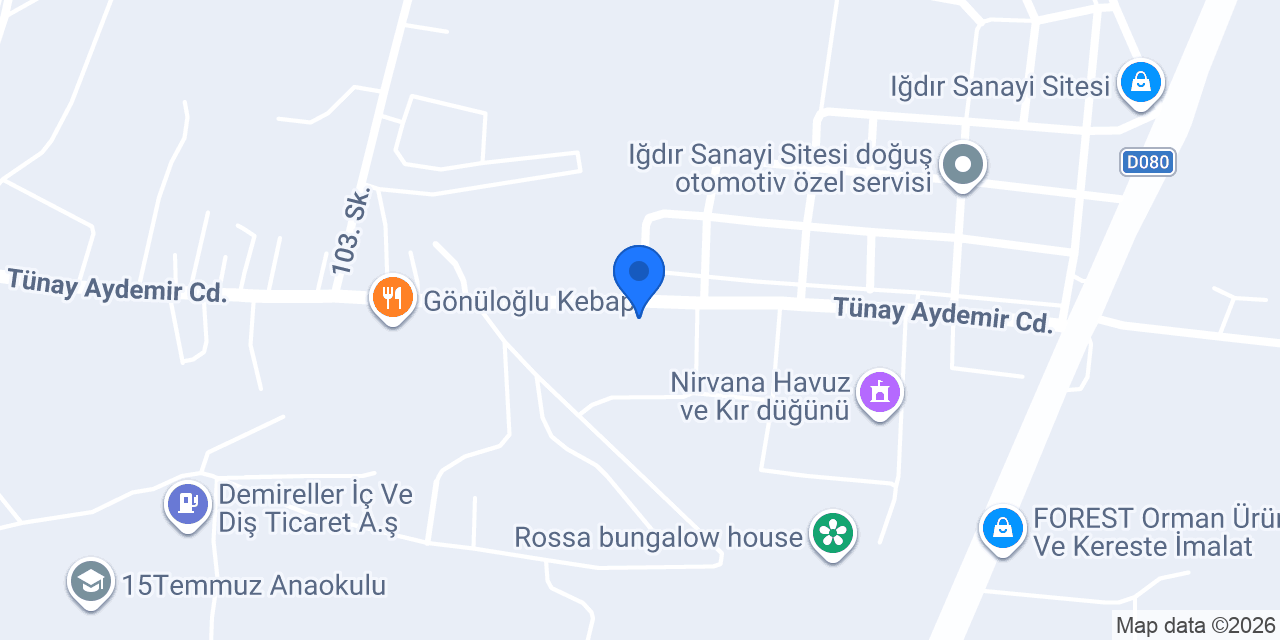 Abay Mermer Granit konumu