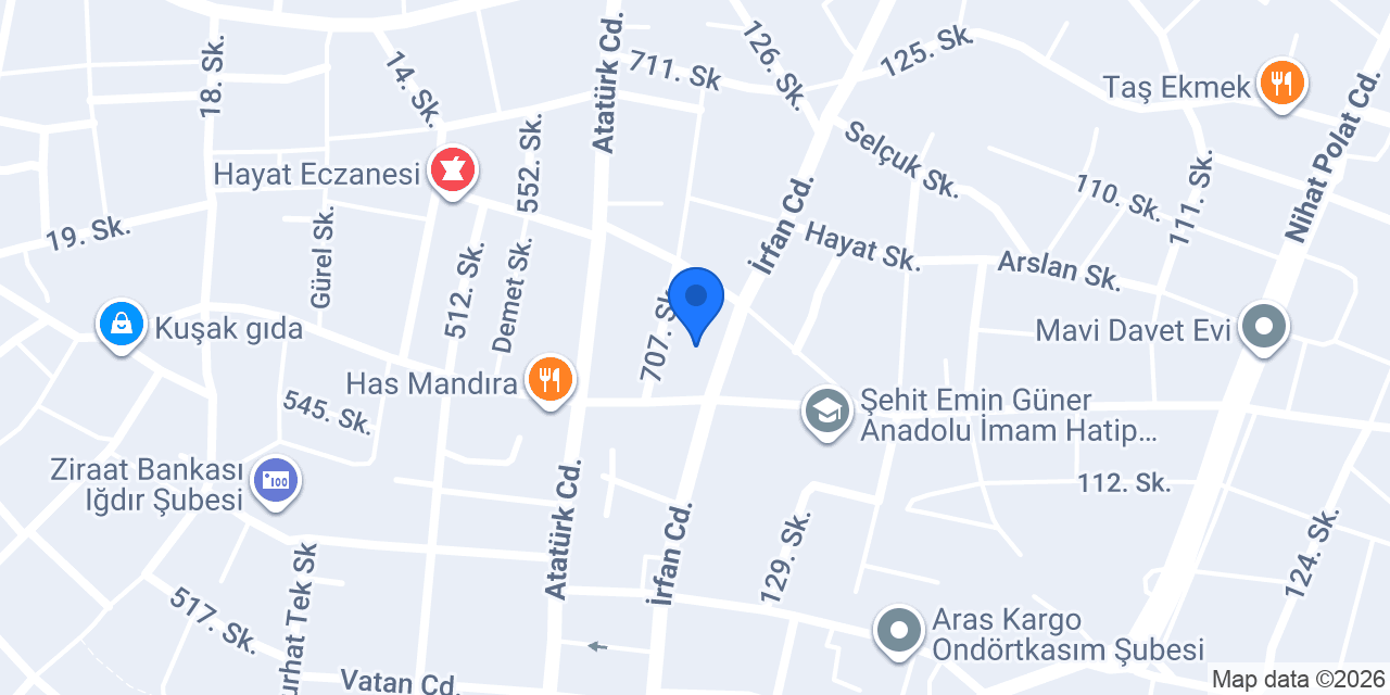 BİRİNCİLER HOME konumu