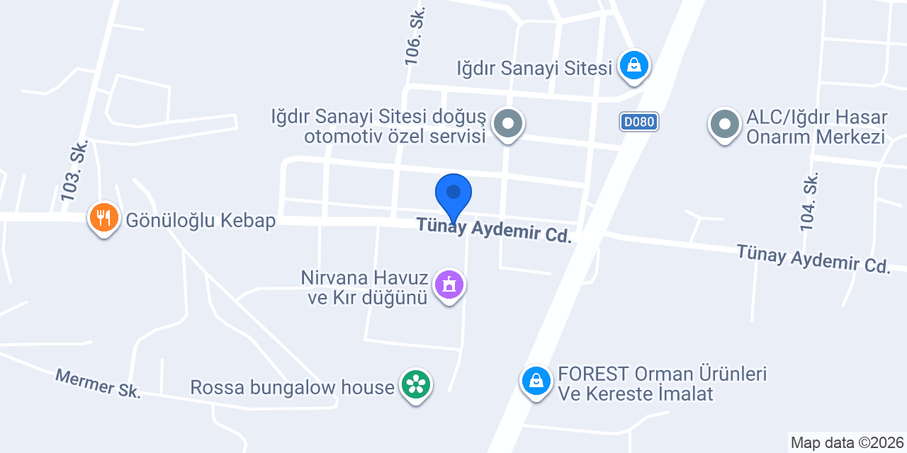 Iğdır Oto Elektrik konumu
