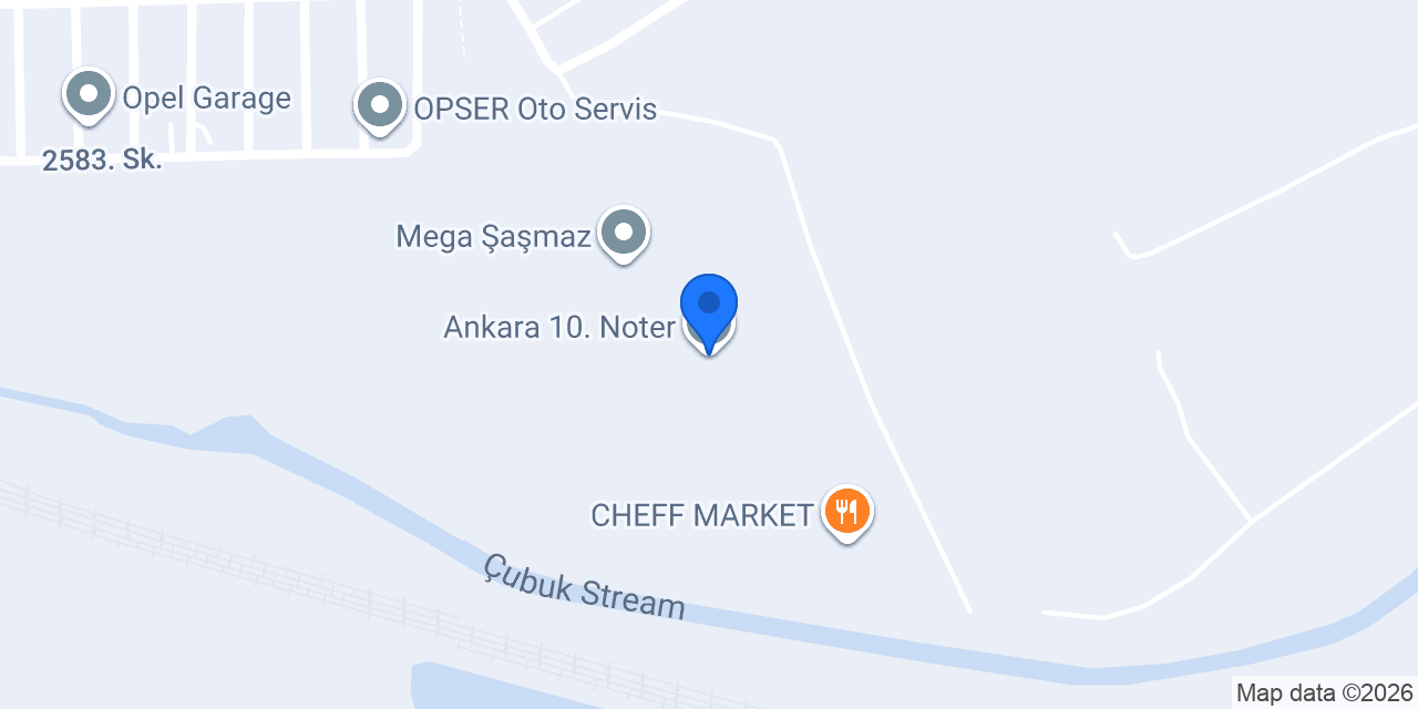 Ankara 10. Noter konumu