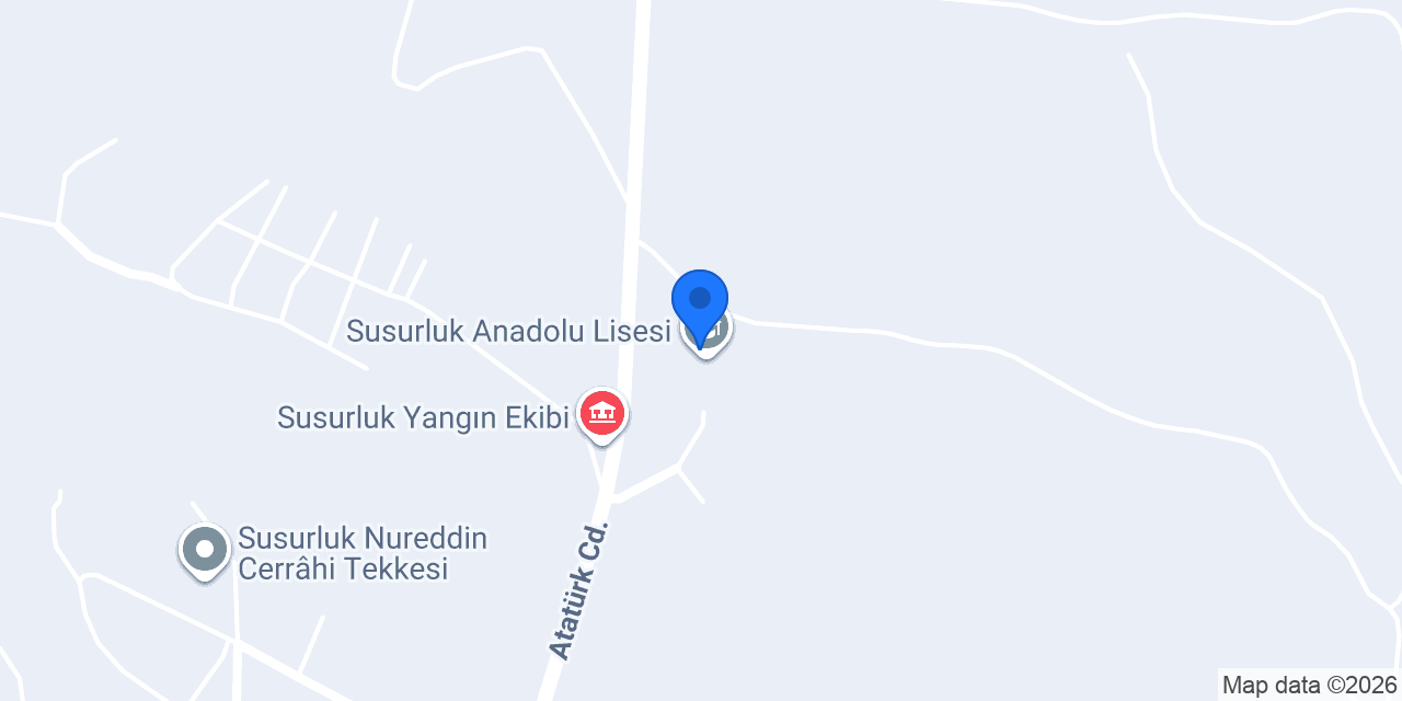 Susurluk E-Sınav Binası konumu