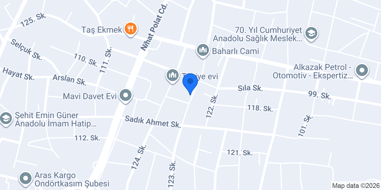 Şimşek Halı Yıkama konumu