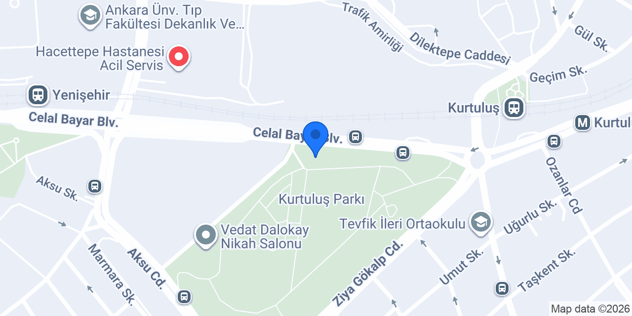 Kurtuluş Evcil Hayvanlar Sağlık Merkezi konumu