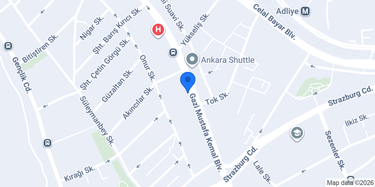 Grand Köşk Düğün Salonu konumu