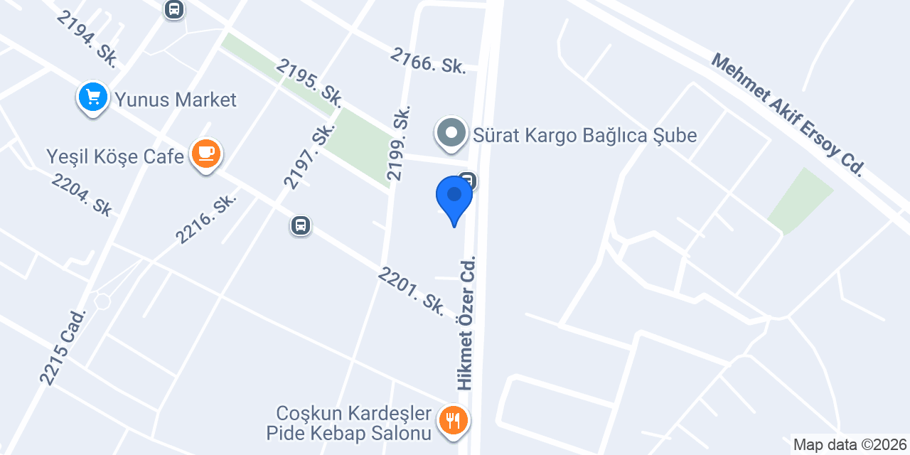 Şahin Yalvaç Mühendislik konumu