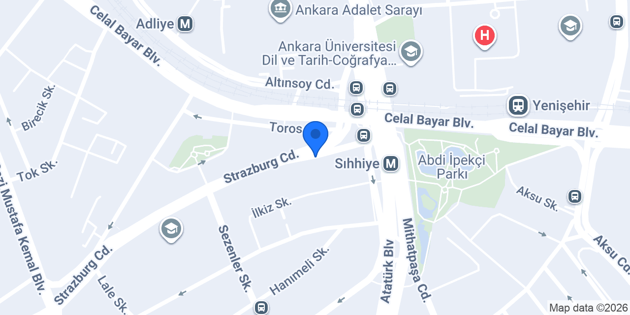 Av. Doç. Dr. Sami Narter konumu