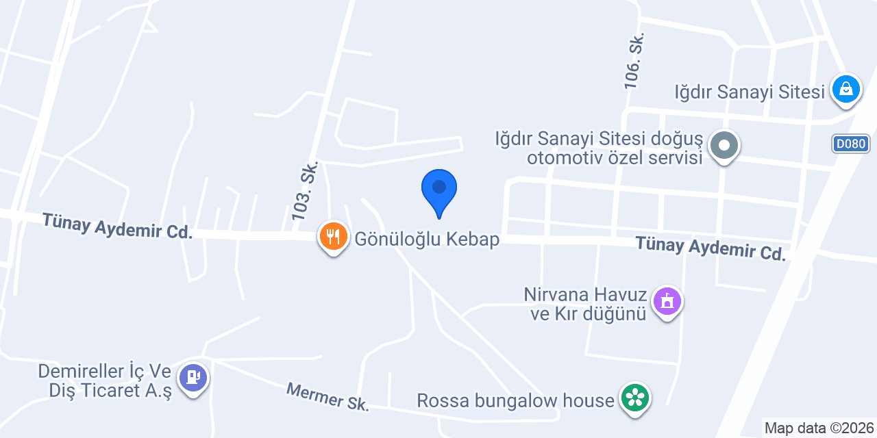 yücel ticaret konumu