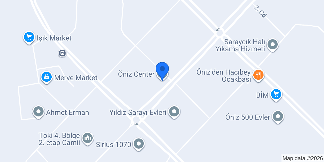 Öniz Center konumu