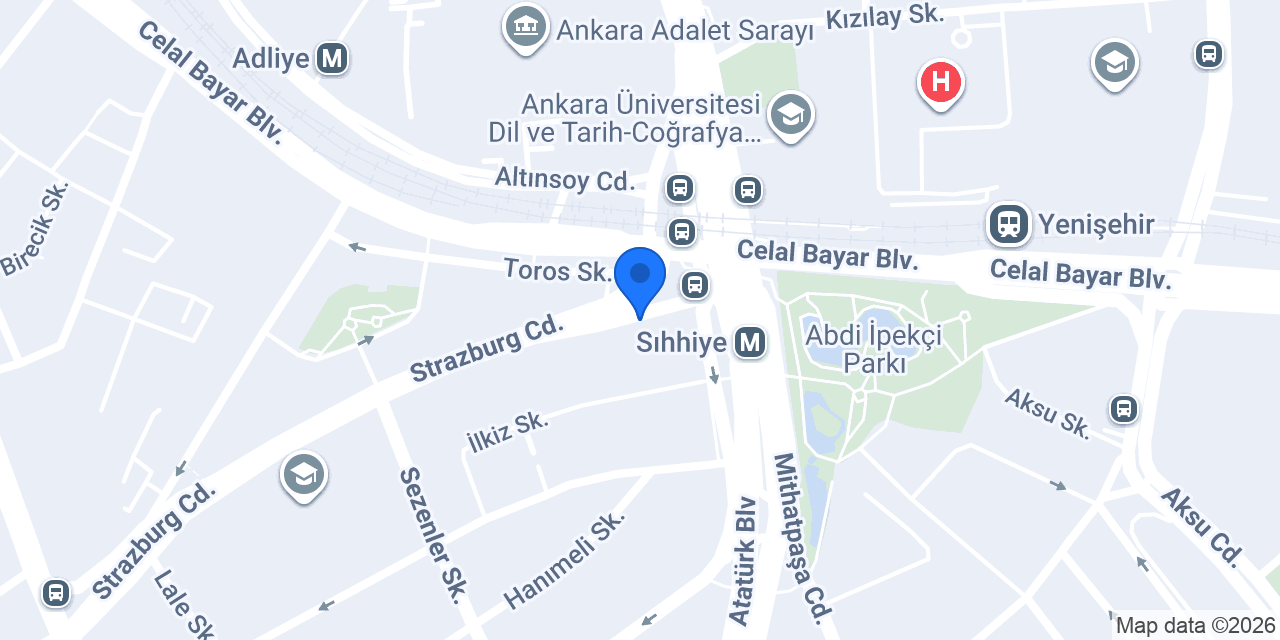 Avukat Ömer YILMAZ ANKARA konumu