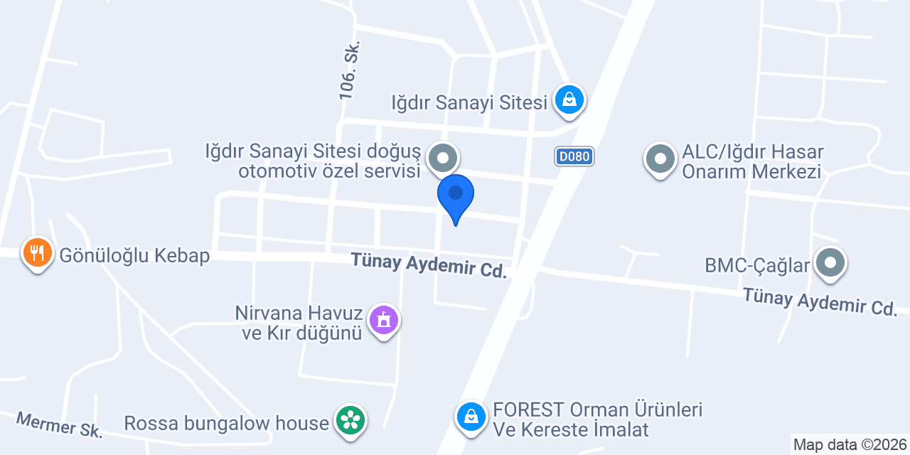 İLBEYİ OTOMOTİV konumu