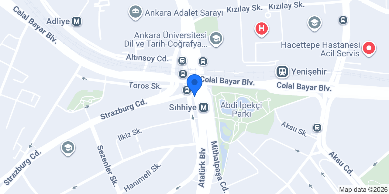 Sıhhiye Eczanesi konumu