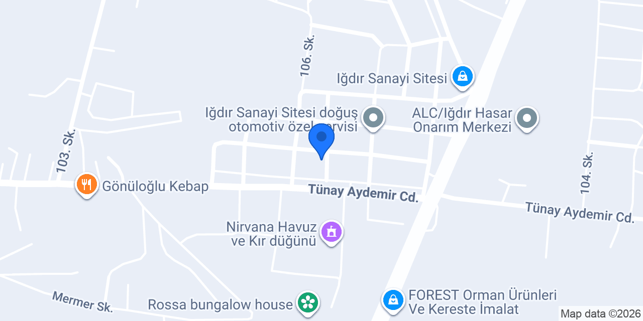 İslamoğulları Otomotiv konumu