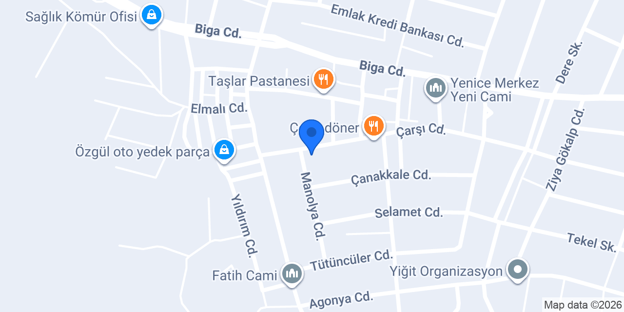 Gözde Aile Cafe konumu