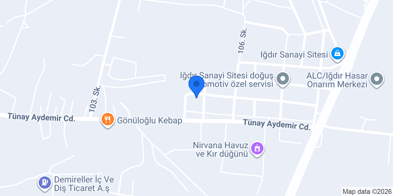ÇARÇABUK-Sever Otomotiv konumu