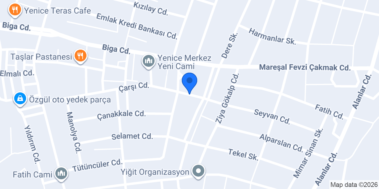 Sazaklı Halı Mobilya konumu