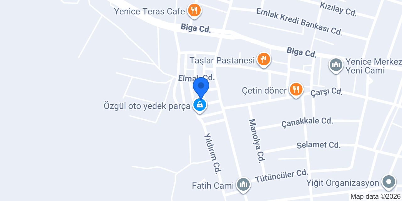 Yüksel TİCARET konumu