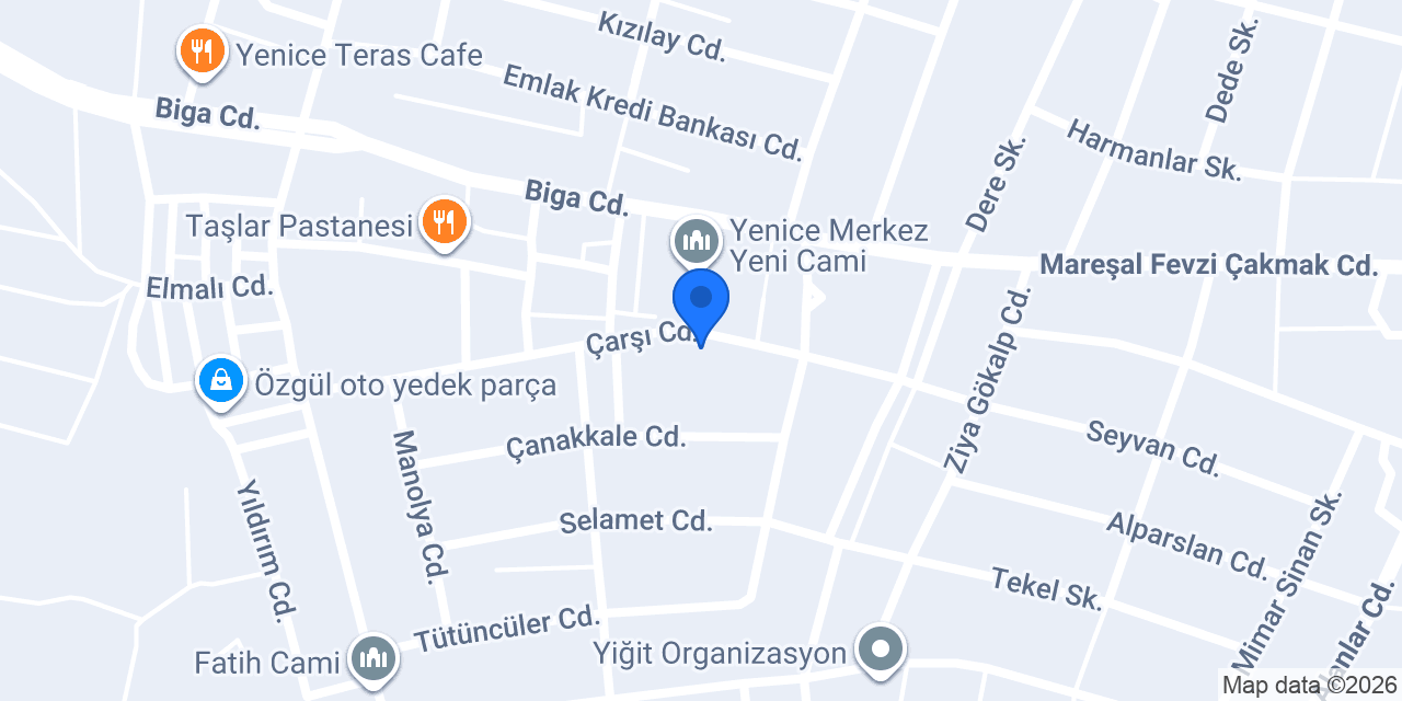 Sazaklı Mobilya konumu
