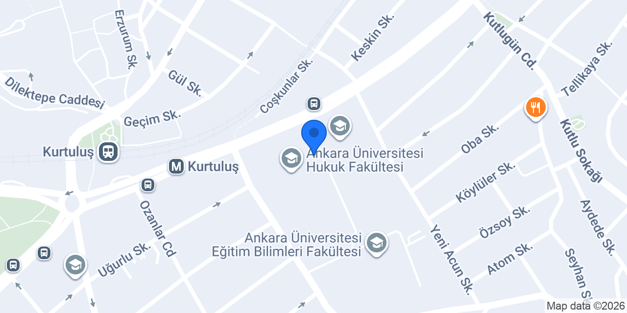 Ankara Üniversitesi Cebeci Kampüsü konumu