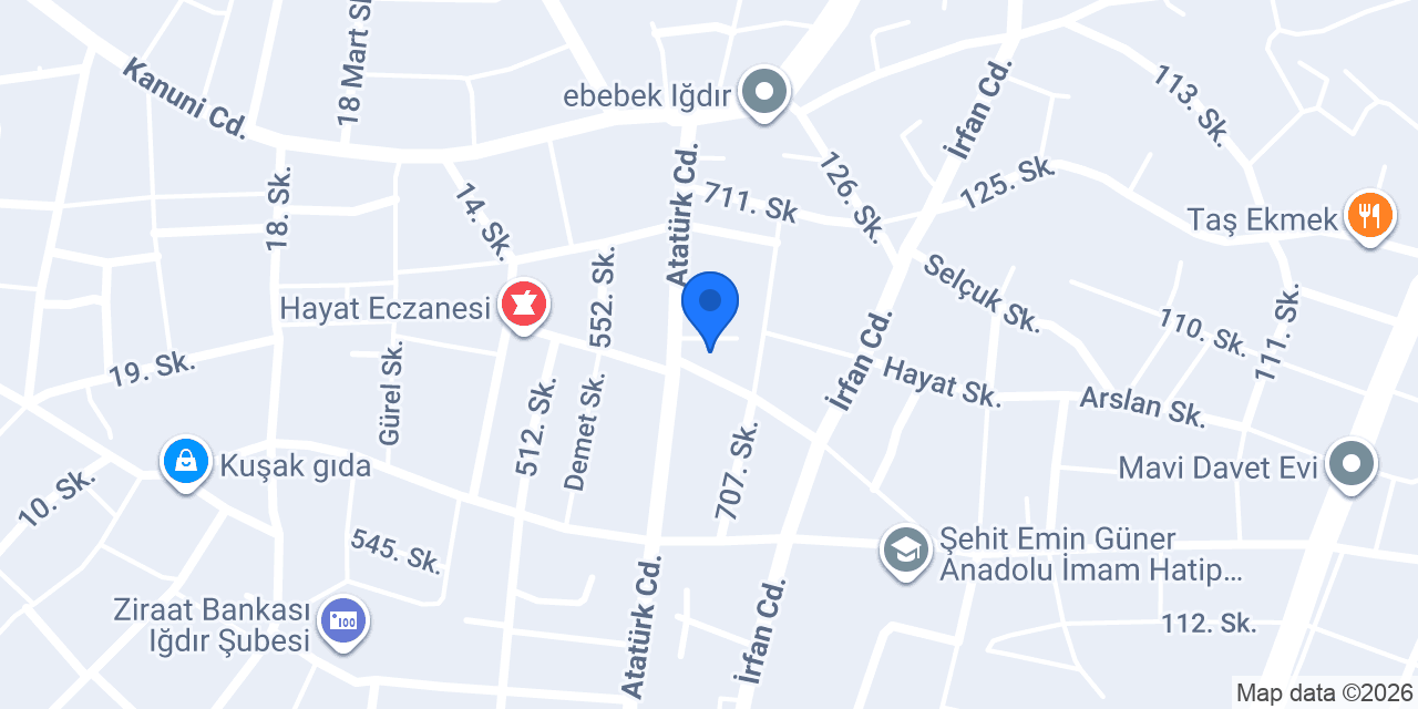 TUNCER HUKUK BÜROSU konumu