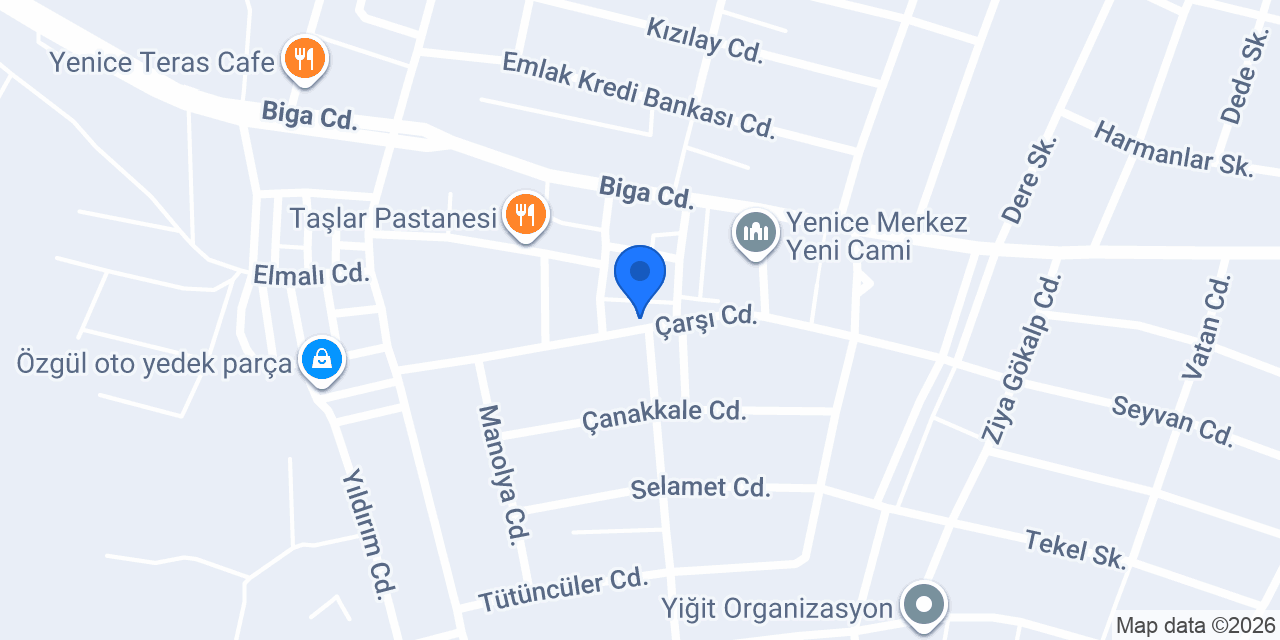 Çetintaş Teknik konumu