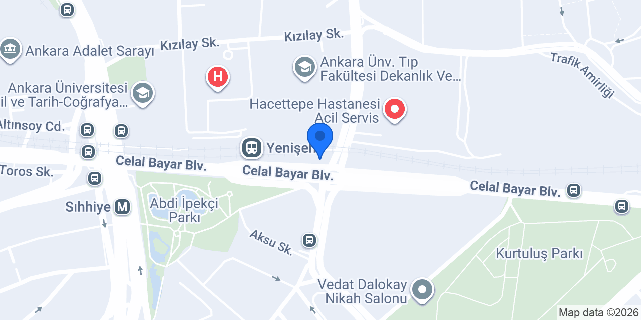 Hacettepe Ceren Eczanesi konumu
