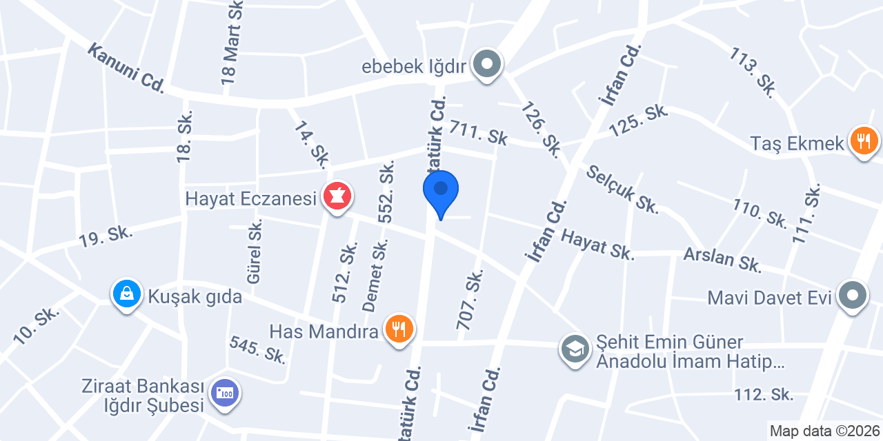 Güven Et Kasabı (Iğdır kasabı/ Iğdır Kavurma /Iğdır Sucuk /Iğdır Kasap Numarası) konumu