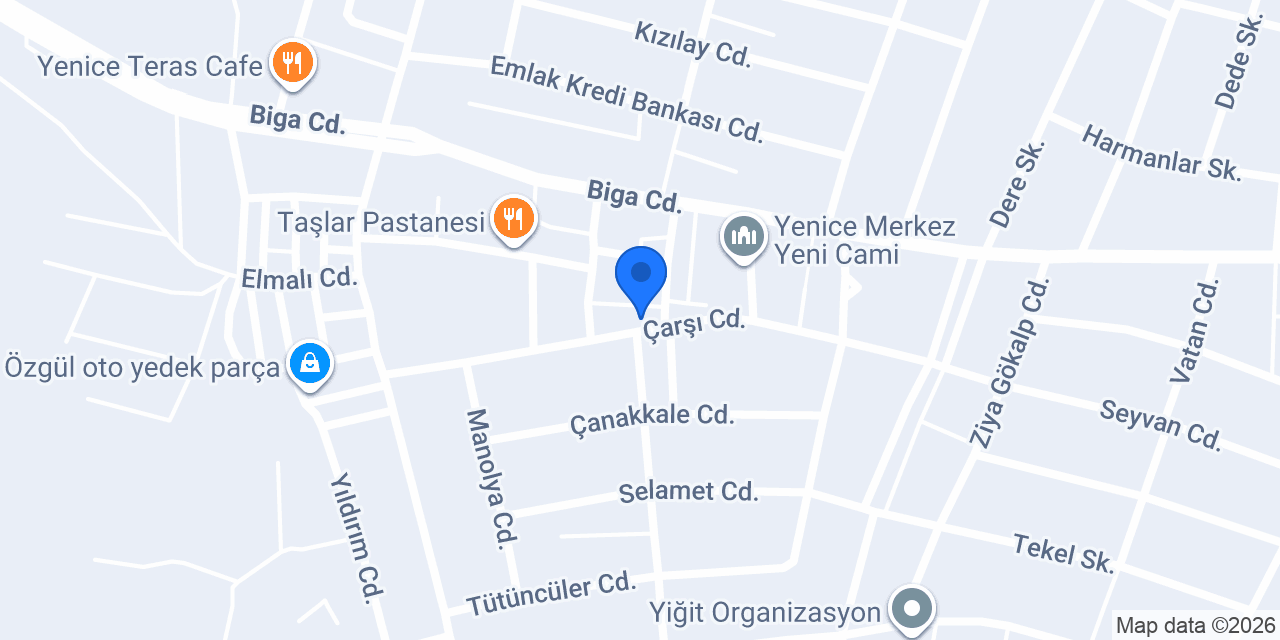 İCA ATAK İNŞAAT konumu