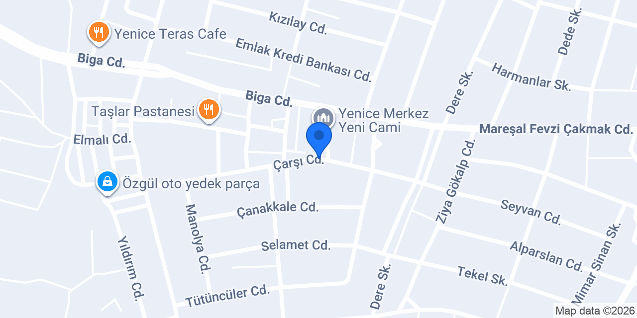 Püskül Ticaret konumu