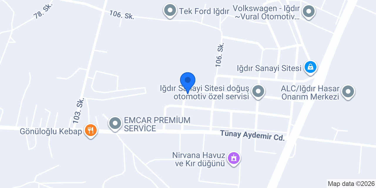 ŞAHNAR OTOMOTIV konumu