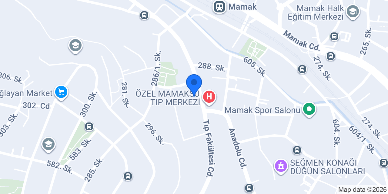 Özel Güven Meslek lisesi konumu