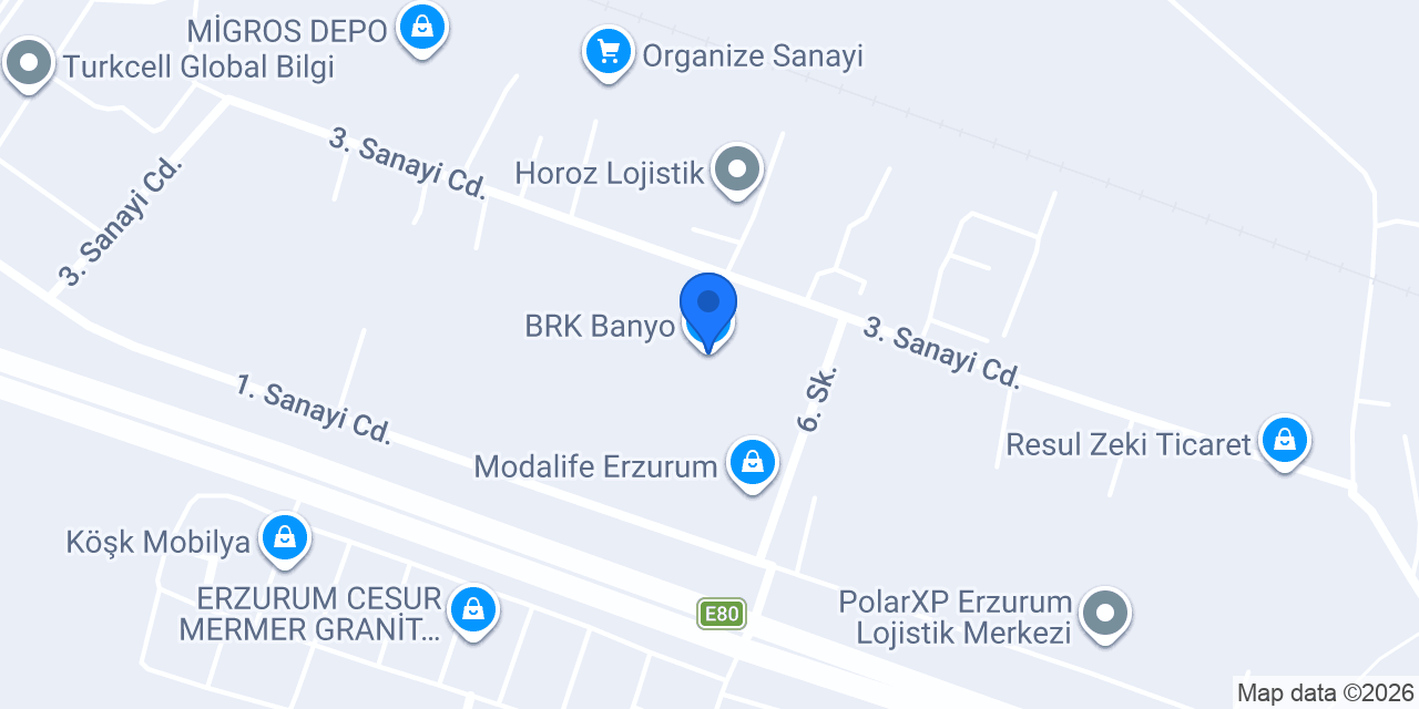 BRK Banyo konumu
