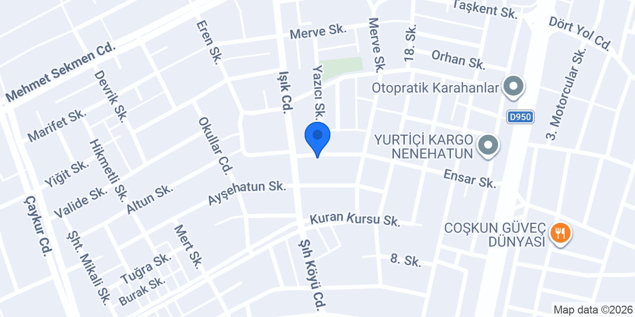 Tekin Hatay Lavaş konumu