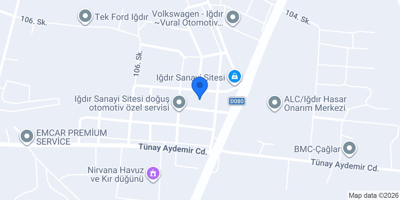 Cesur oto yıkama konumu