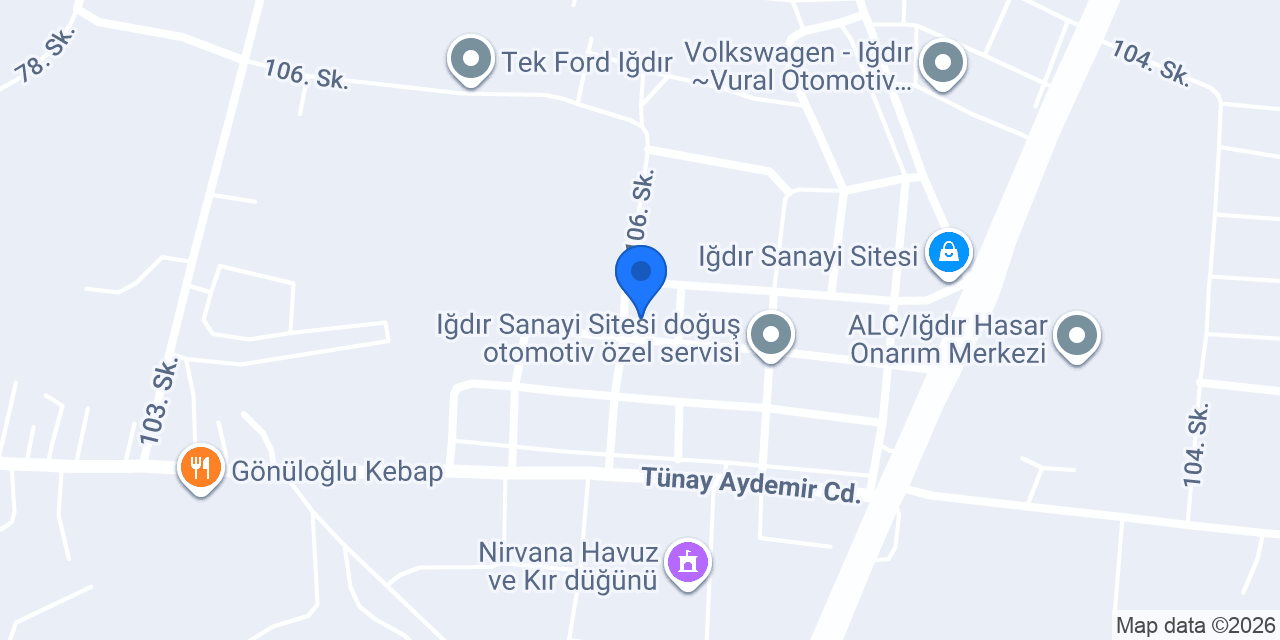 Iğdır Alemdar rotbalans konumu