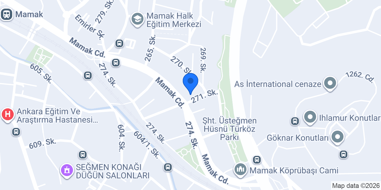 Seçilmiş Gayrimenkul konumu